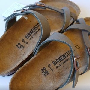Birkenstock Mayari Sandal Stone Gray Shoes 39